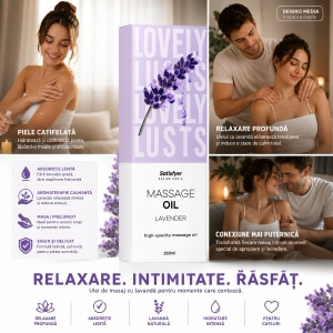 Satisfyer Ulei Masaj Lavandă 250 ml — Relaxare Catifelată