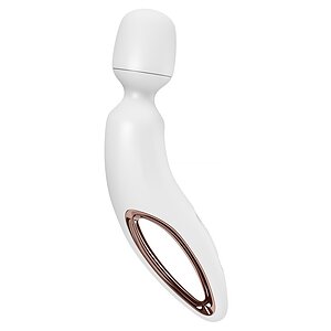 Satisfyer Wand-erland — 50 Programe, IPX7, Reîncărcabil Alb Satisfyer Wand-erland — 50 Programe, IPX7, Reîncărcabil Alb pe Domnisoare.ro