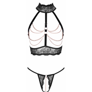 Set Abierta Fina Amethyst Negru XL