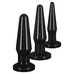 Set 3 Anal Plug Best Buddies Negru Set 3 Anal Plug Best Buddies Negru pe Domnisoare.ro