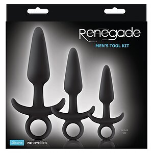 Set 3 Dopuri Anale Renegade Negru