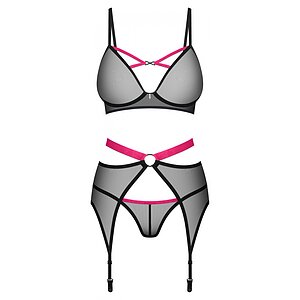 Set 3 Piese Obsessive Novenes Negru M-L
