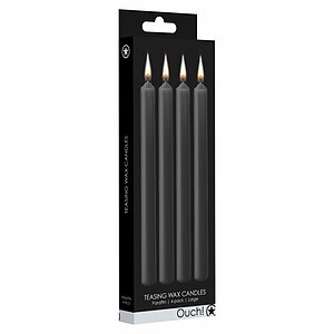 Set 4 Lumânări Negru