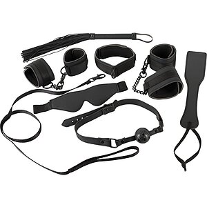 Set 6 Piese Bondage Restraint Negru Set 6 Piese Bondage Restraint Negru pe Domnisoare.ro