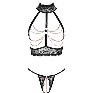 Set Abierta Fina Amethyst Negru S