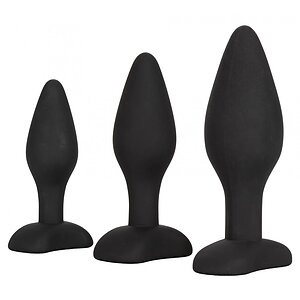Set Anal Silicone Exerciser Negru Set Anal Silicone Exerciser Negru pe Domnisoare.ro