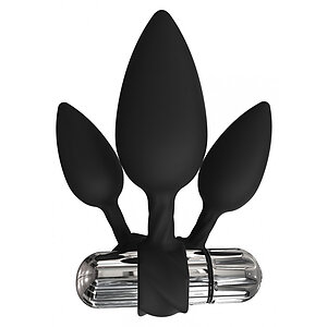 Set Anal Training Plugs Vibe Negru