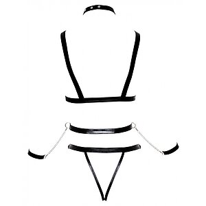 Set Bad Kitty Chana Negru S-M
