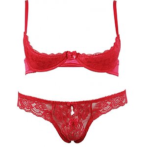 Set Cottelli Collection Demi Roșu S