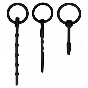 Set Dilatatoare Urethral Sounding Plug Negru Set Dilatatoare Urethral Sounding Plug Negru pe Domnisoare.ro