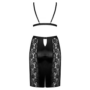 Set Fustă Și Sutien Obsessive Blanita Negru S-M