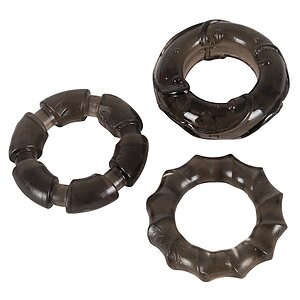 Set Inele Penis Stretchy Rings Negru Set Inele Penis Stretchy Rings Negru pe Domnisoare.ro
