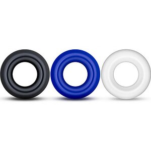 Set Inele Penis X-Basic Donut Rings 3 buc Multicolor