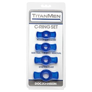 Set Inele TitanMen Albastru