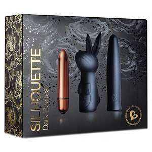 Set Jucării Erotice Silhouette Dark Desires Negru