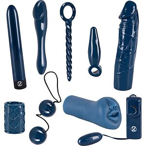 Set Jucării Sexuale Midnight Albastru pe Domnisoare.ro