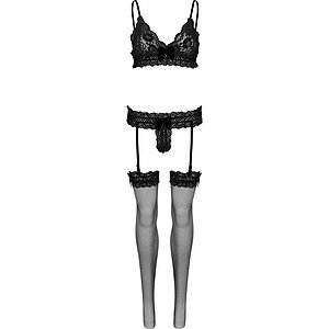 Set Leg Avenue Branny Negru XS-L