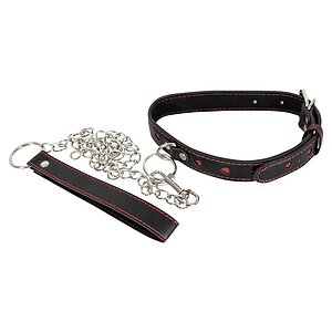Set Lesă Și Zgardă Bad Kitty Set Lesă Și Zgardă Bad Kitty pe Domnisoare.ro