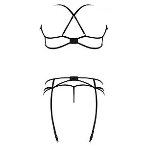 Set Magic Silk Beatrice Negru S-M