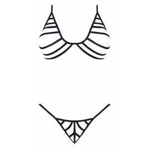 Set Camille cu Sutien Tip Halter pentru Femei L-XL