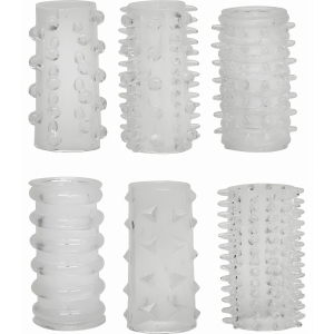 Set 6 Manșoane Penis Red Roses Texturi Diferite Transparent Set 6 Manșoane Penis Red Roses Texturi Diferite Transparent pe Domnisoare.ro
