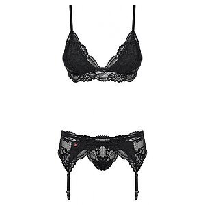 Set Obsessive 810-SEG Negru L-XL