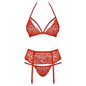 Set Obsessive 838-SEG Roșu S-M