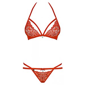 Set Obsessive 838-SET Roșu S-M