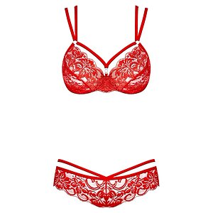 Set Obsessive 860-SET Roșu S-M