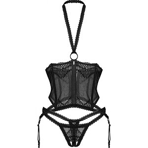 Set Obsessive Alliane Negru S-M