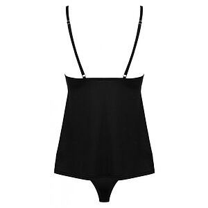 Set Obsessive Bella Rou Top Negru XS-S