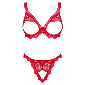 Set Obsessive Bergamore Roșu XS-S