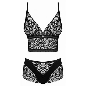 Set Obsessive Cecilla Negru S-M