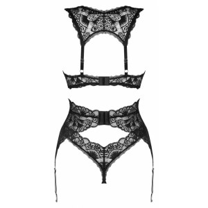 Set Obsessive Donna Dream 3 Piese Negru XS-S