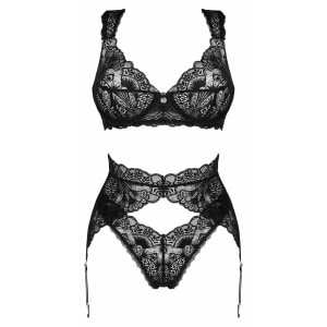 Set Obsessive Donna Dream 3 Piese Negru XS-S