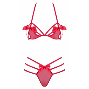 Set Obsessive Giftella Roșu L-XL