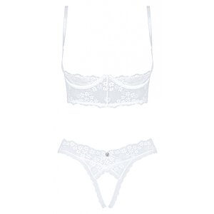 Set Obsessive Heavenlly Cupless Alb XS-S