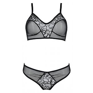 Set Passion Eco Primulă Bikini Negru L-XL