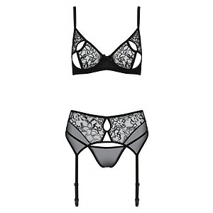 Set Passion Eco Primulă Negru L-XL