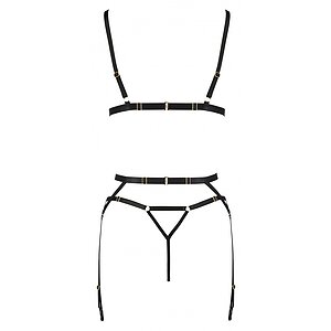 Set Passion Meggy Negru L-XL