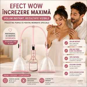 Set Pompă Sâni Medium Rose Gold