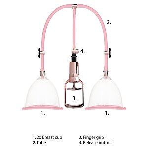 Set Pompă Sâni Medium Rose Gold