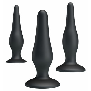 Set Pretty Love Mini Anal Negru pe Domnisoare.ro