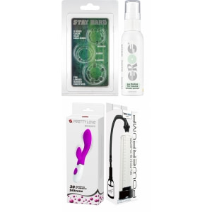 Set Putere și Plăcere: Kit Intensificator Complet Set Putere și Plăcere: Kit Intensificator Complet pe Domnisoare.ro