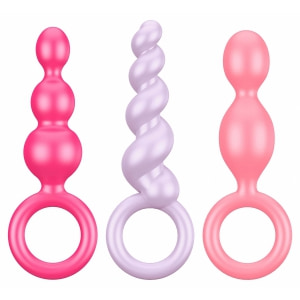 Set Satisfyer Anal Plugs Multicolor Set Satisfyer Anal Plugs Multicolor pe Domnisoare.ro