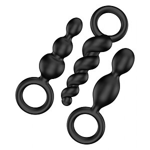 Set Satisfyer De Accesorii Pentru Satisfacție Anală Negru Set Satisfyer De Accesorii Pentru Satisfacție Anală Negru pe Domnisoare.ro