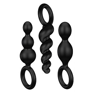 Set Satisfyer De Accesorii Pentru Satisfacție Anală Negru