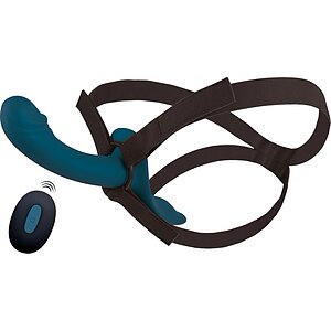 Set Strap-On You2Toys — 7 Moduri, Reîncărcabil Albastru Set Strap-On You2Toys — 7 Moduri, Reîncărcabil Albastru pe Domnisoare.ro