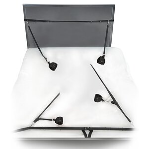 Set Ultimate Bed Restraint Fetish Fantasy Series Negru Set Ultimate Bed Restraint Fetish Fantasy Series Negru pe Domnisoare.ro