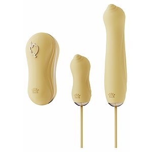 Set Unicorn Vibration and Thrusting Galben pe Domnisoare.ro